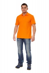 Рубашка 'ПОЛО' короткий рукав оранжевый Артикул: ФУТ503